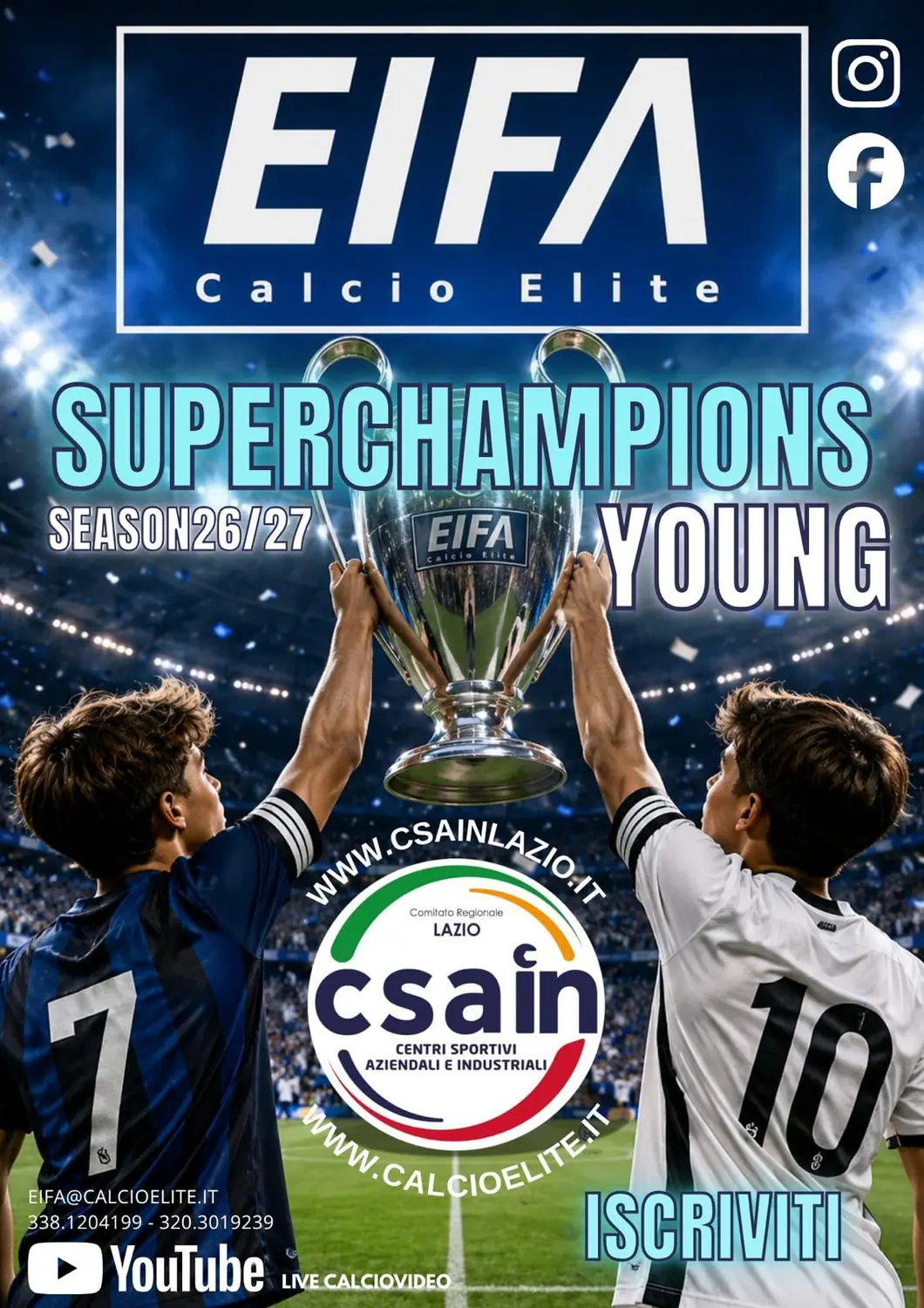 Locandina Super Champions Young stagione 2026 2027
